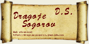 Dragoje Šogorov vizit kartica